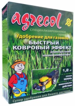 Добриво Agrecol для газонів швидкий килимовий ефект NPK 34/0/0